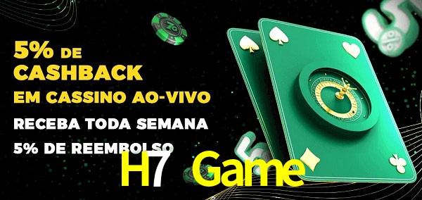Promoções do cassino ao Vivo H7 Game